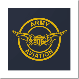 Army Aviator Wings Patch Posters and Art